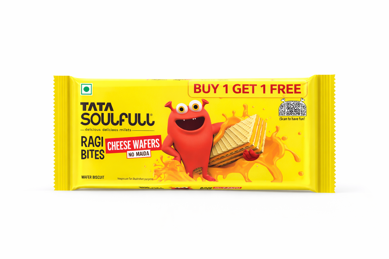 Tata Soulfull Ragi Bites Cheese Wafers