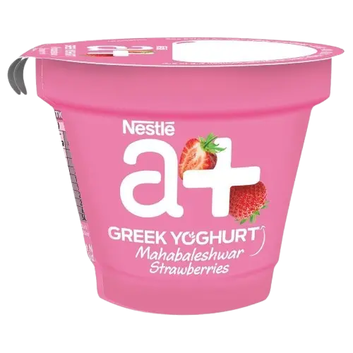 Nestle A+ Greek yogurt Mahabaleshwar Strawberries
