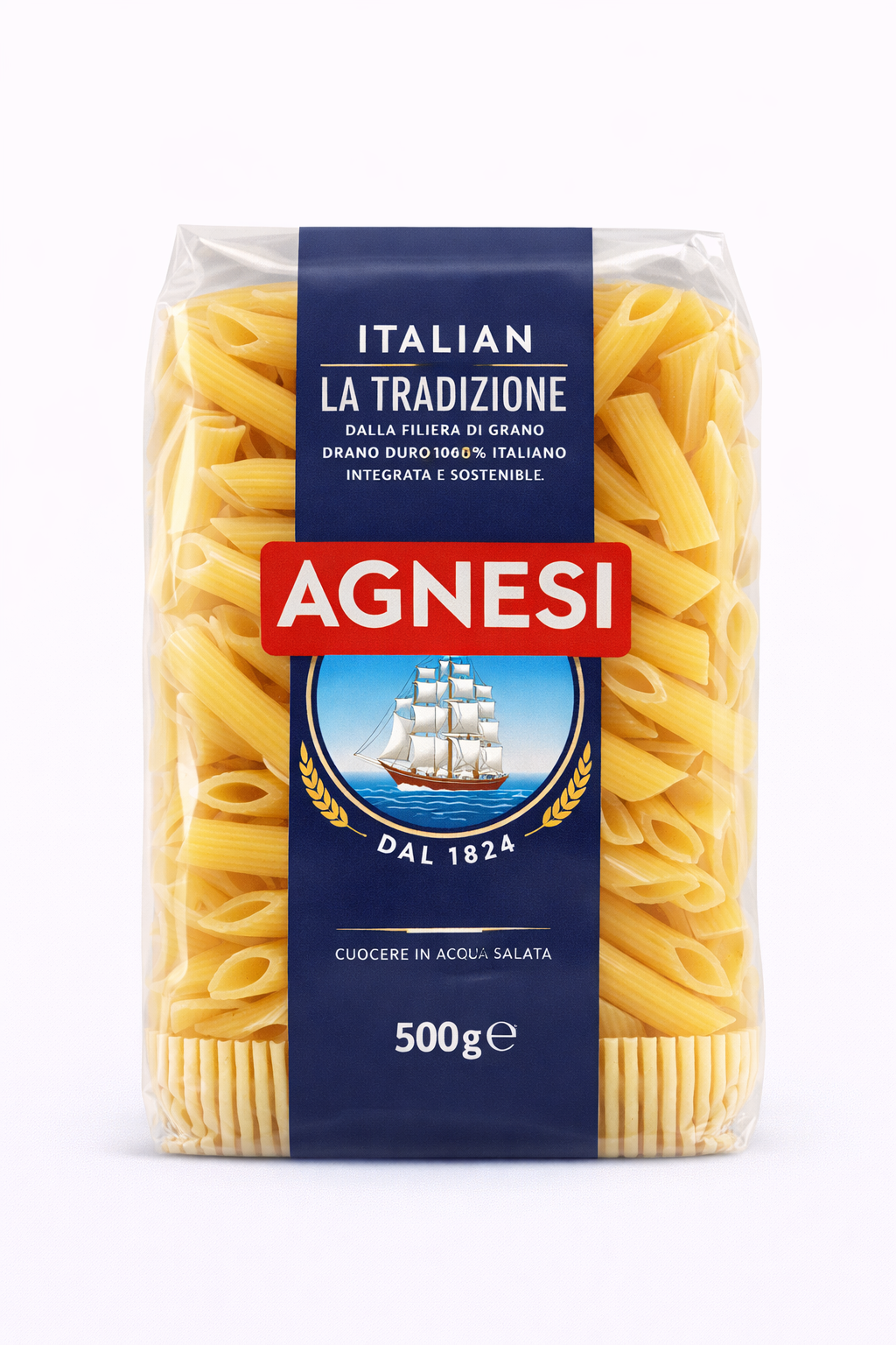AGNESI SEMOLINA PASTA FUSILLI 500 GM