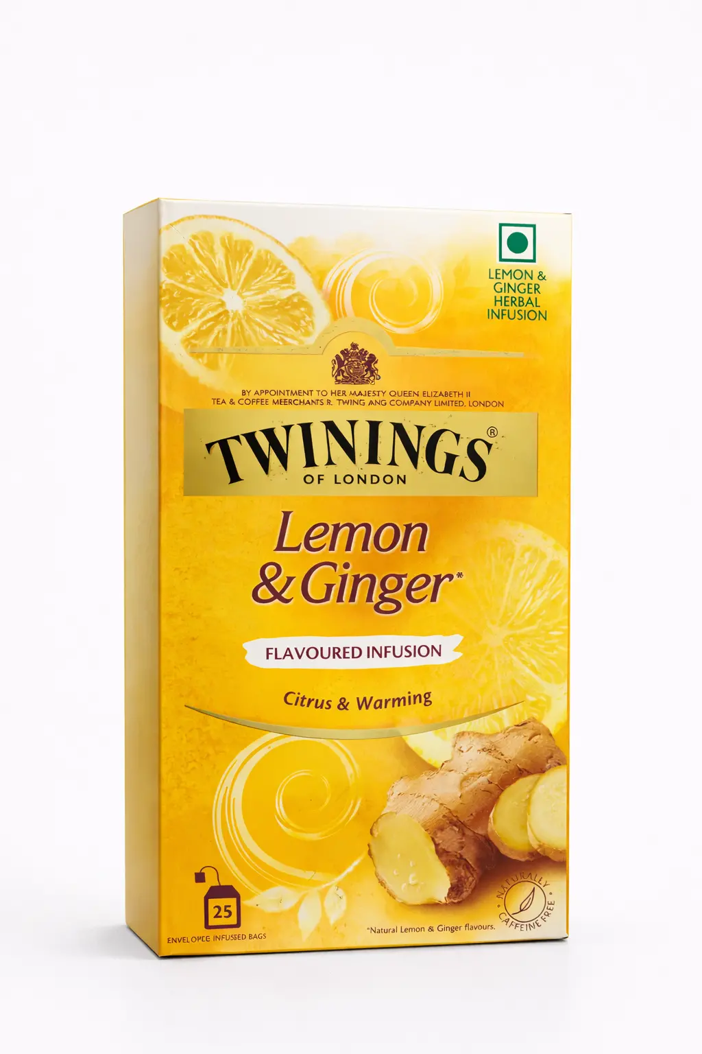 Twinings Lemon & Ginger Herbal Tea 25 Bags