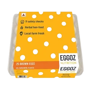 EGGOZ BROWN - 25PCS
