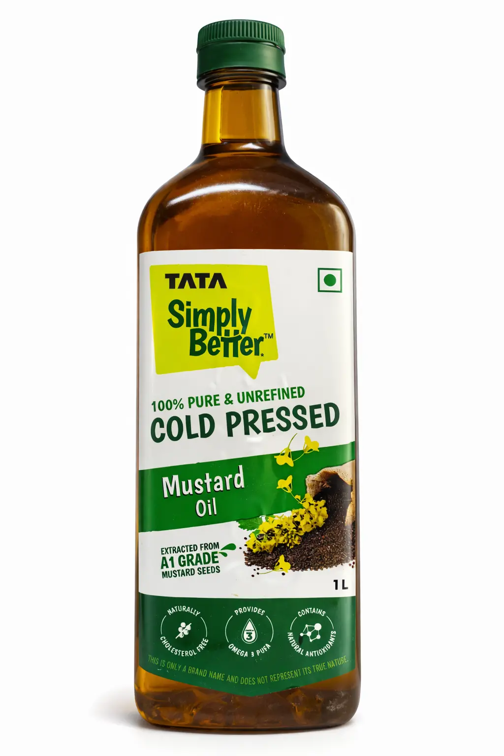 Tata Simply Better Cold Pressed Mustard Oil 1 L