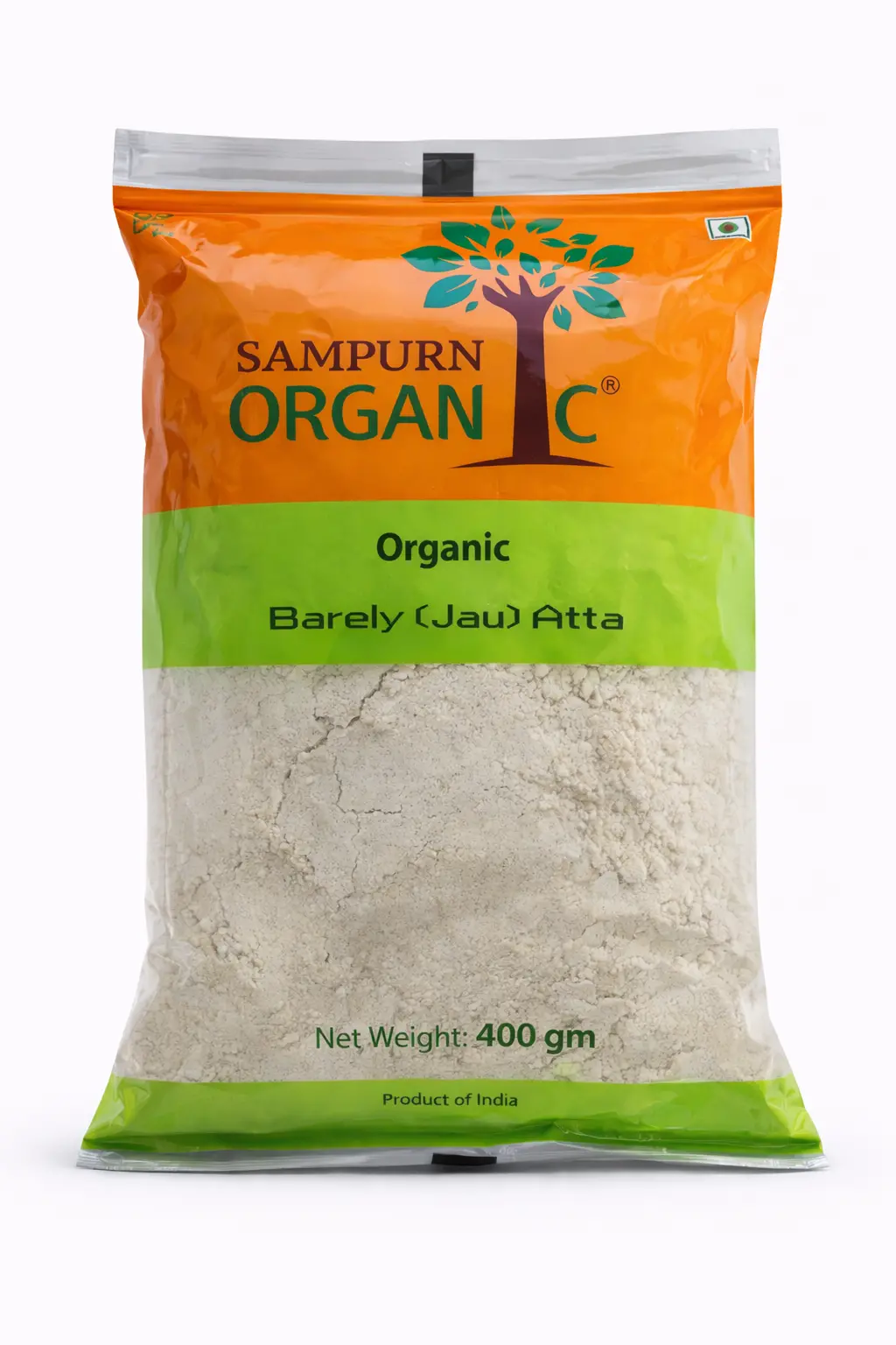 Sampurn Organic Barley (Jau) Atta - 400 gm