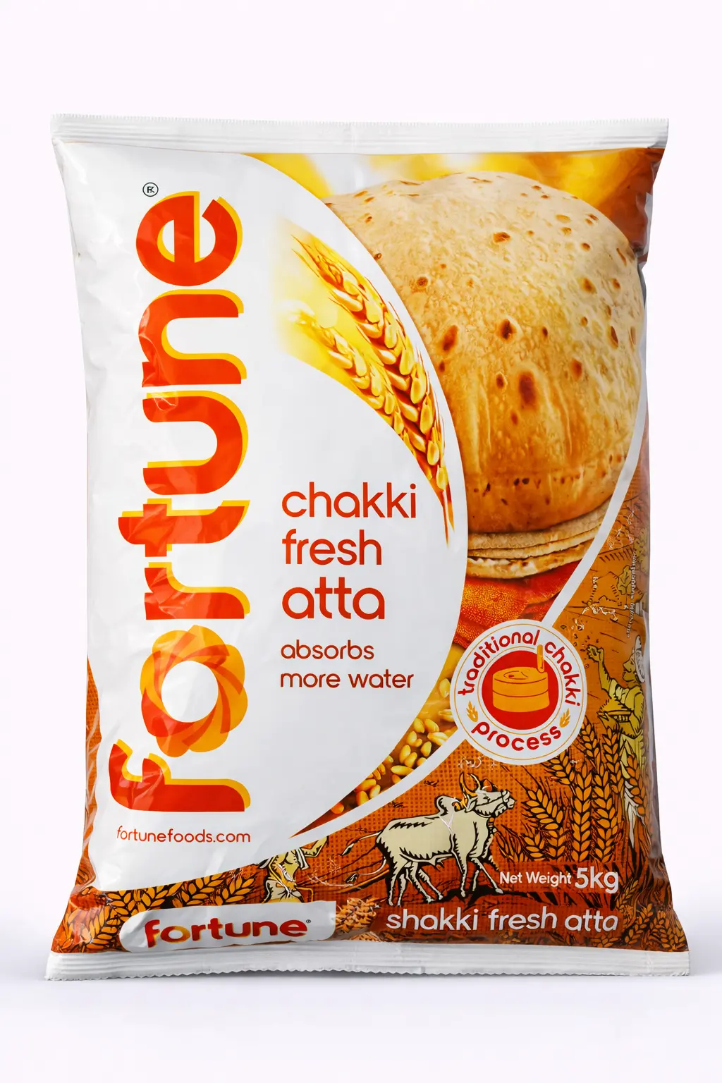 Fortune Chakki Fresh Atta - 5 kg