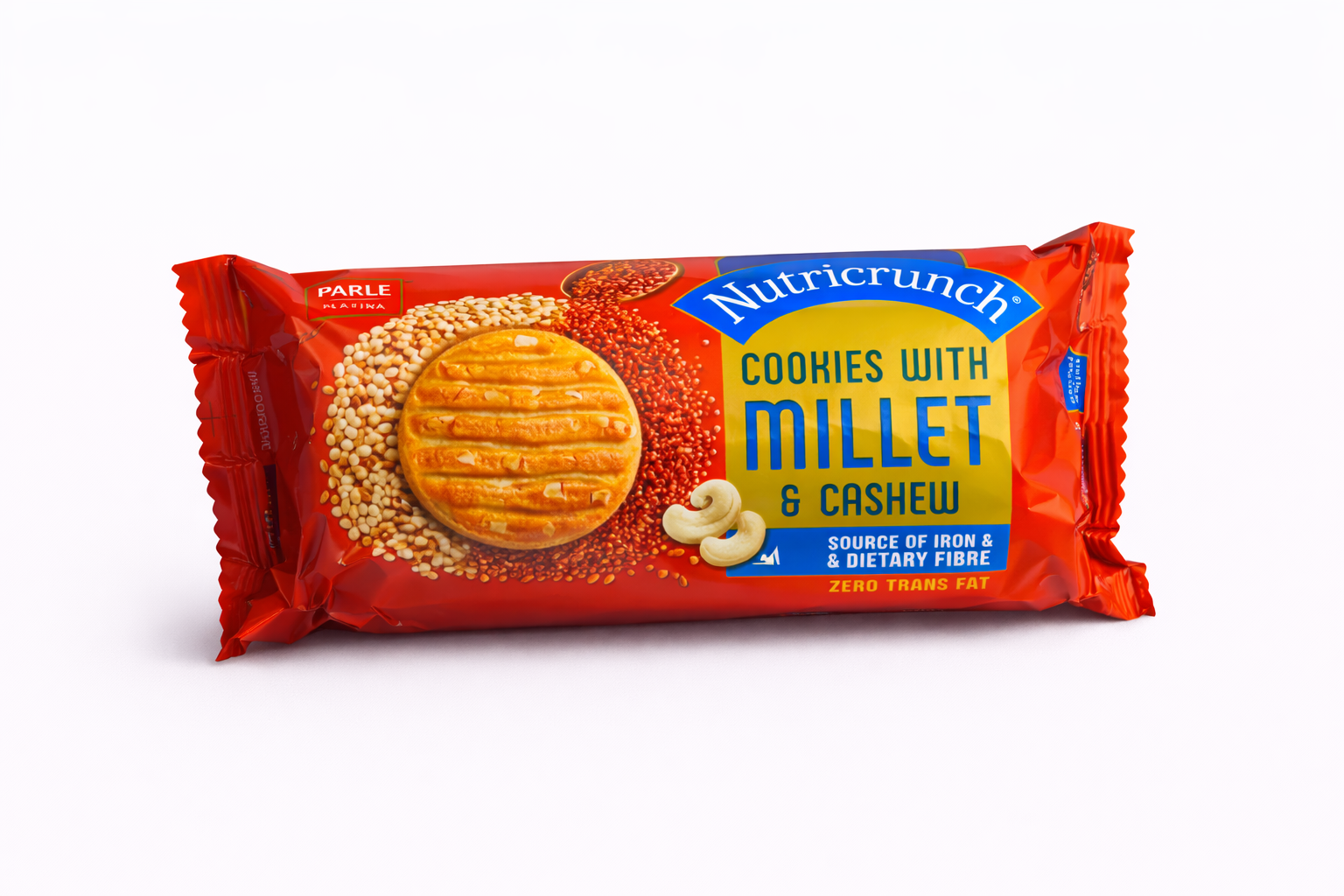 Parle Nutricrunch Cookies Millet & Cashew (79 gm)
