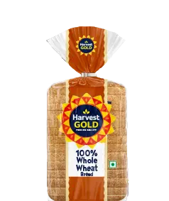 HARVEST GOLD WHOLE WHEAT BREAD- 450GM