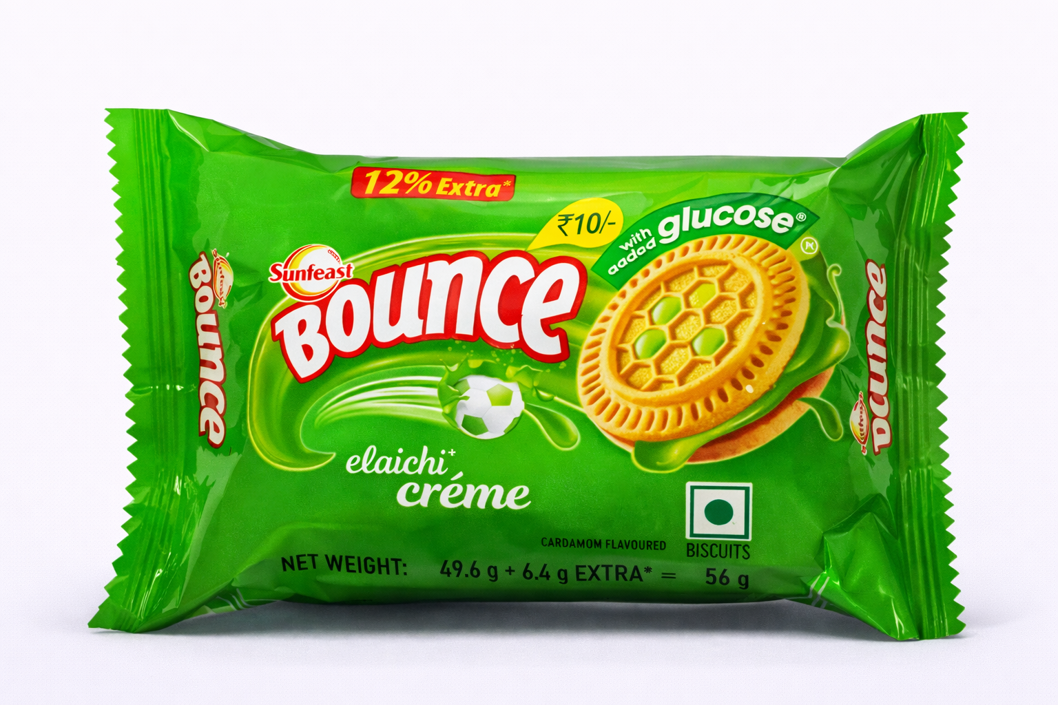 Sunfeast Bounce Elaichi Crème Biscuit (Rs. 9)