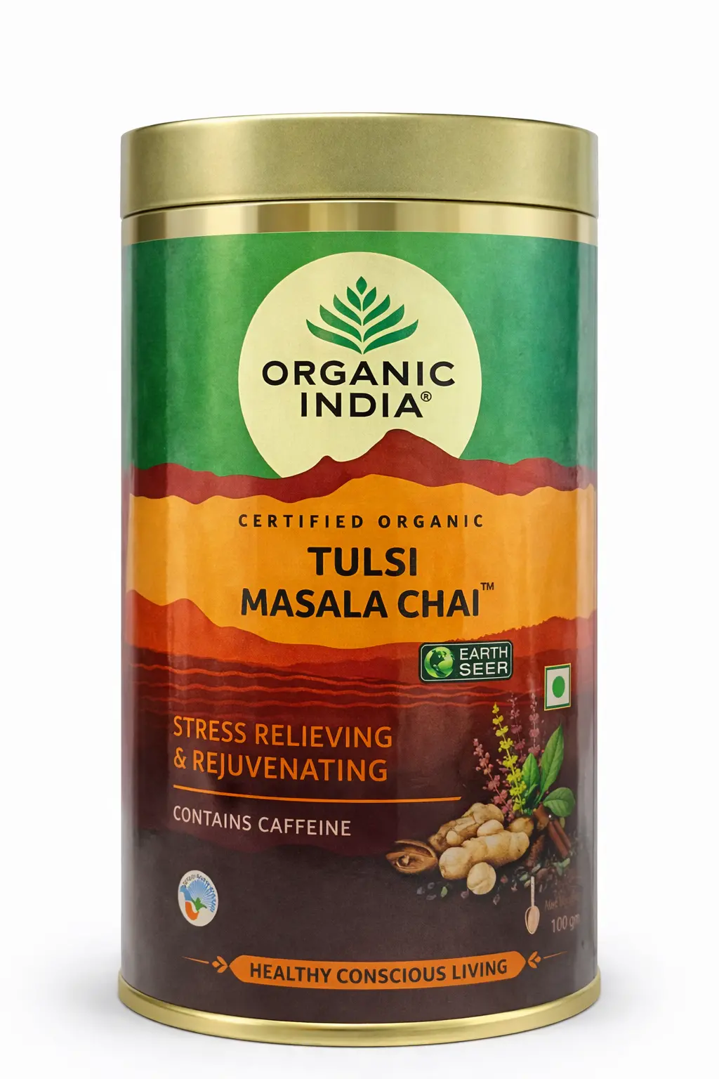 Organic India Tulsi Masala Chai 100 gm