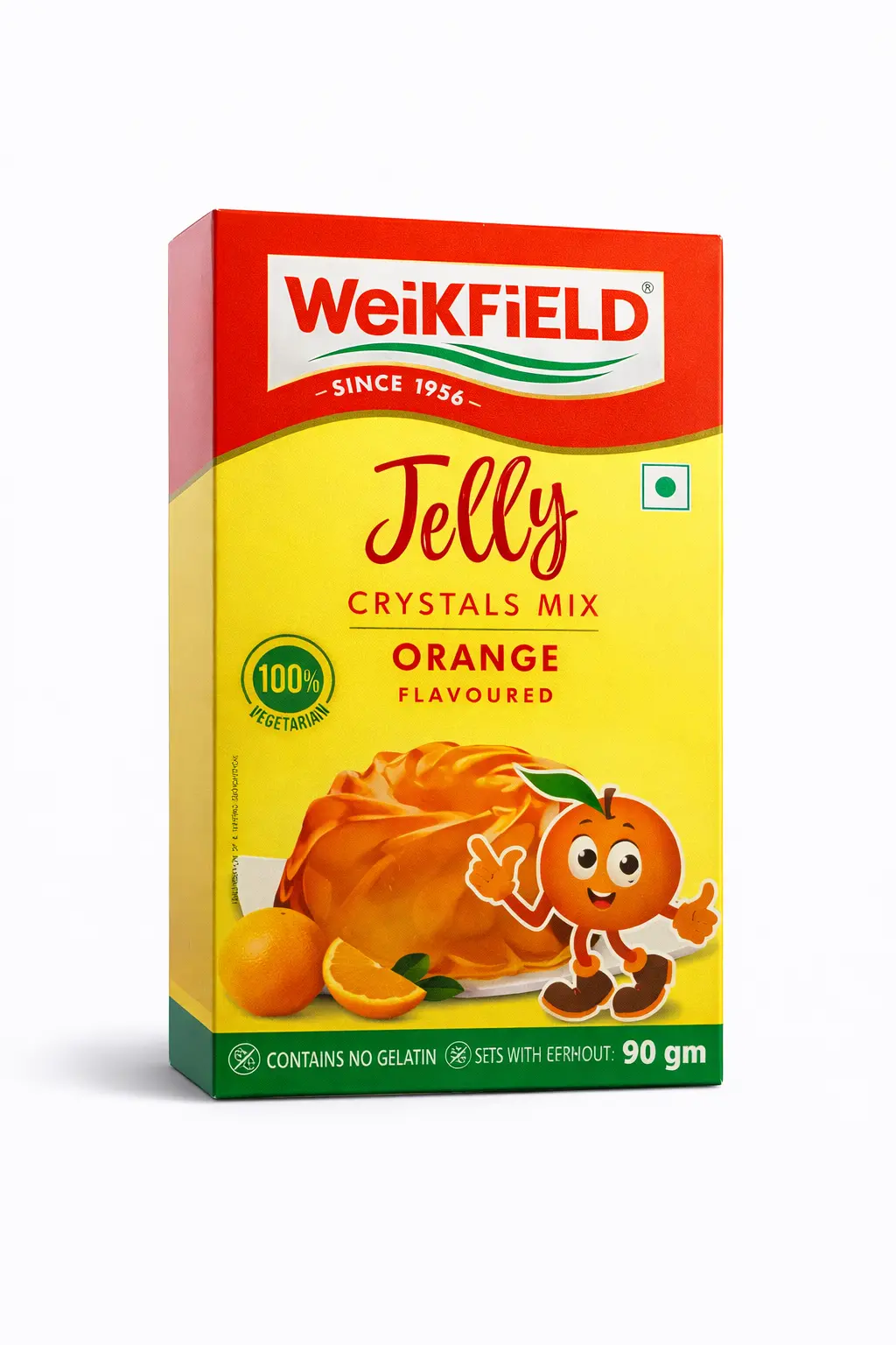 Weikfield Orange Jelly Crystals Mix - 90 gm