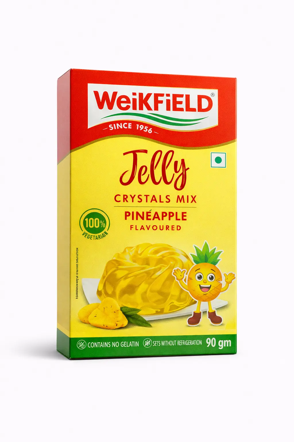 Weikfield Pineapple Jelly Crystals Mix - 90 gm