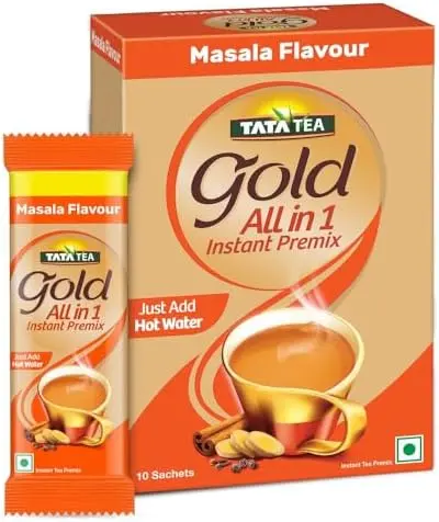 TATA Tea Gold Premix Masala Flavour 10 Sachets