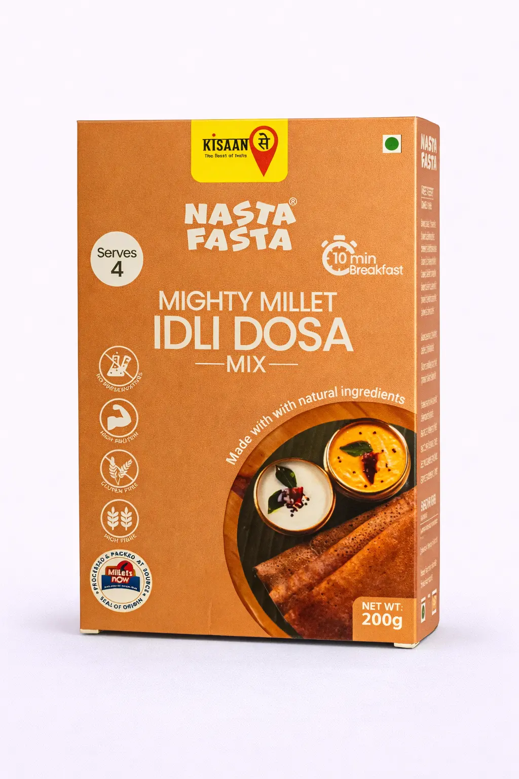 Nasta Fasta Mighty Millet Idli Dosa Mix - 200 gm