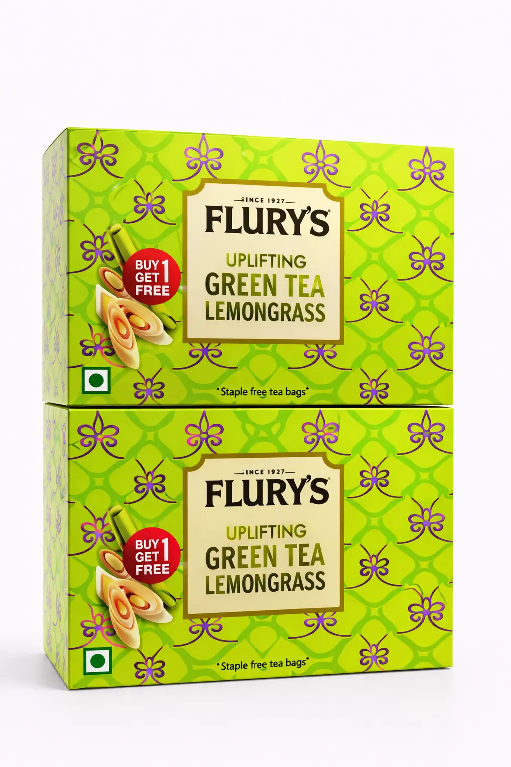 Flurys Green Tea Lemongrass 25 Bags