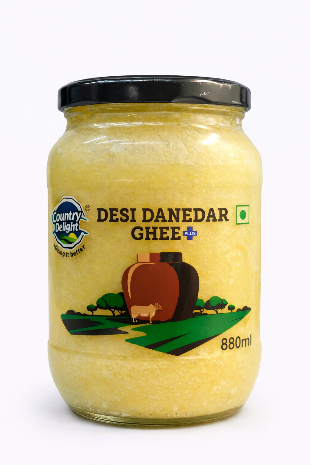 Country Delight Desi Danedar Ghee Plus – 880 ml