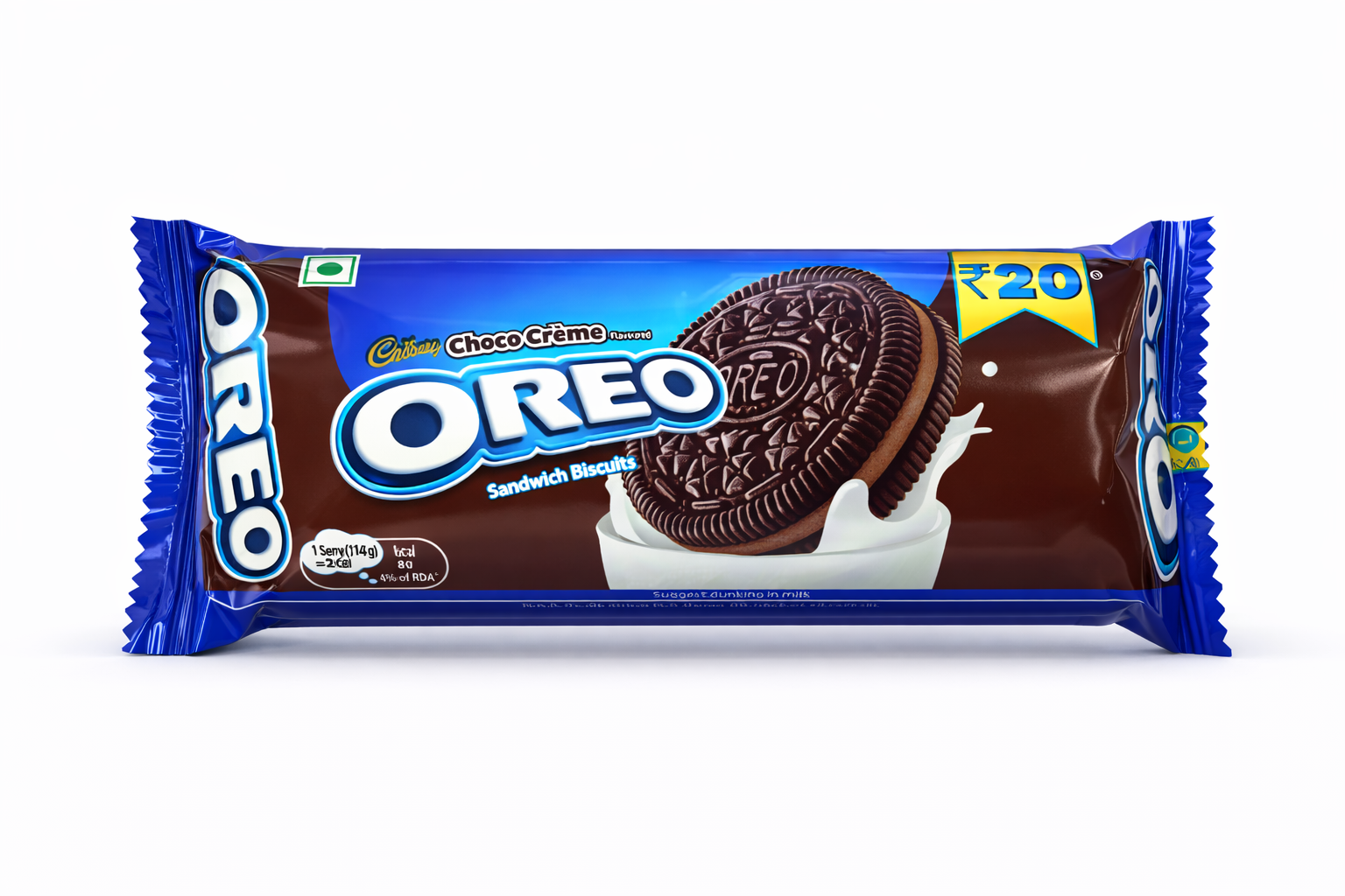 Cadbury Oreo Choco Crème Sandwich Biscuit (Rs. 20)