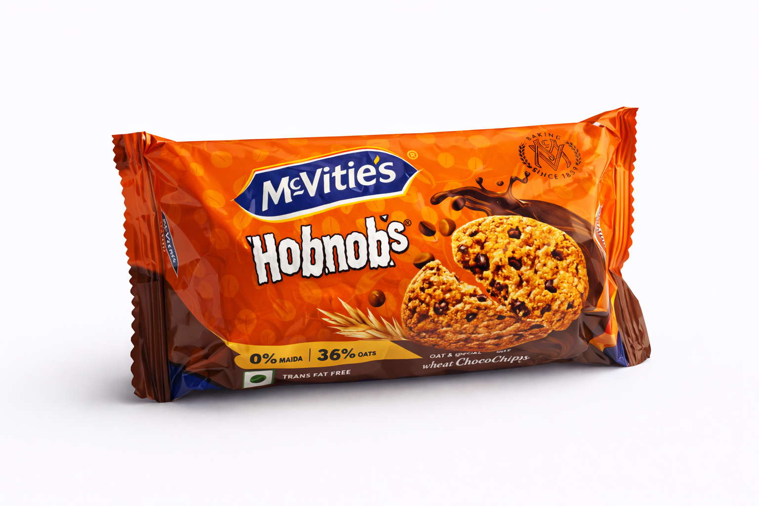 Mc Vities Biscuits Hobnobs Trans Fat Free (75 gm)