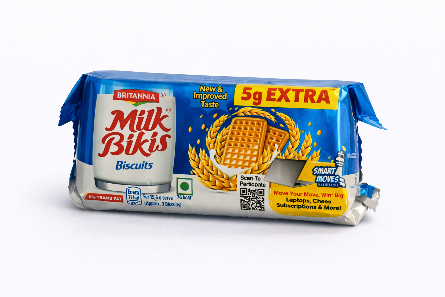 Britannia Milk Bikis Biscuits 100% Atta (Rs. 10)