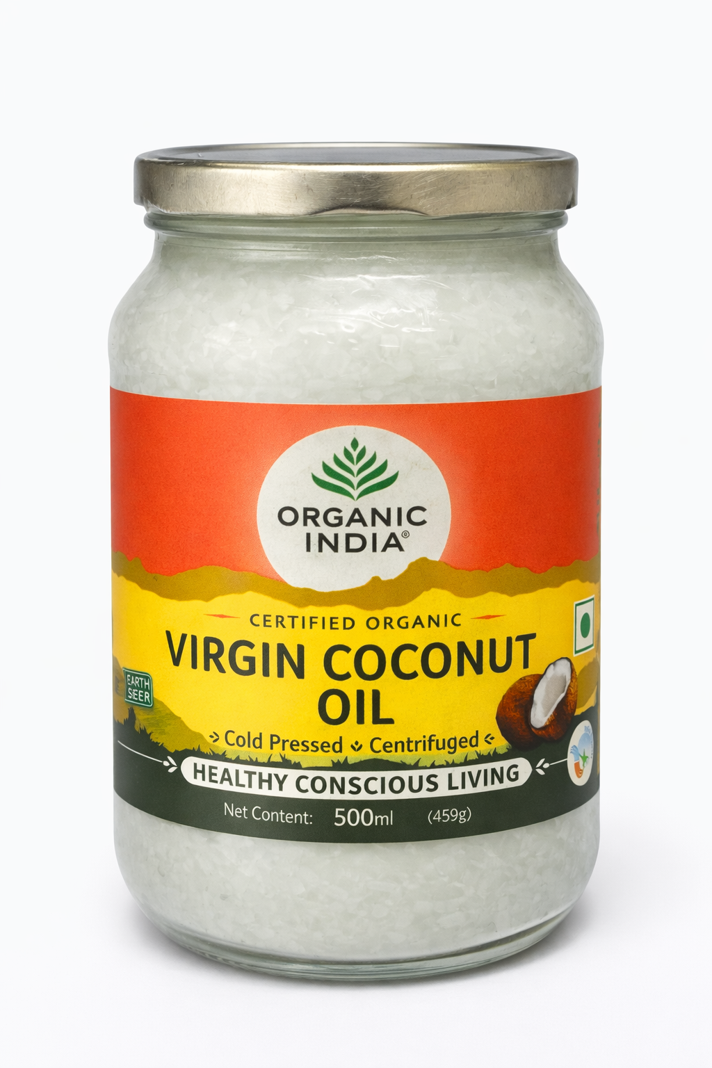 Organic India Virgin Coconut Oil 500 ml