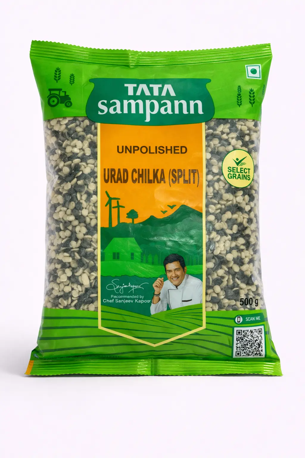Tata Sampann Unpolished Urad Dal Chilka (Split) - 500 gm
