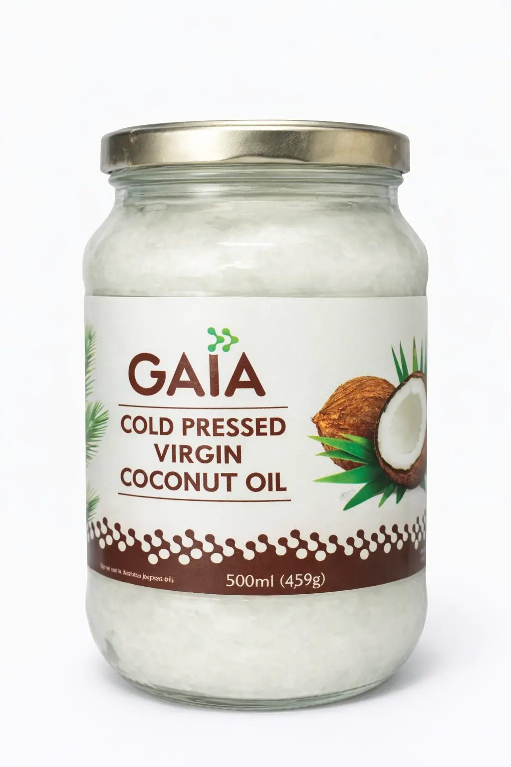 Gaia Cold Pressed Virgin Coconut Oil 500 ml