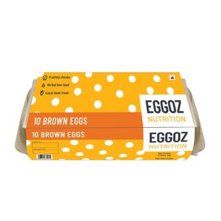 EGGOZ BROWN - 10PCS