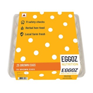 EGGOZ BROWN - 25PCS