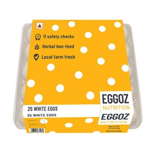 EGGOZ WHITE - 25PCS