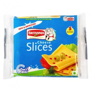 BRITANNIA CHEESE SLICES- 100G- (5 SLICES)