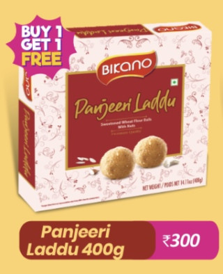 Bikano Panjeeri Laddu 400g (1+1)