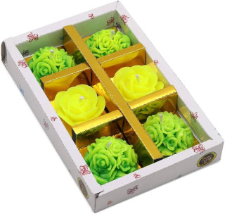 Flower Candles 6 pcs 