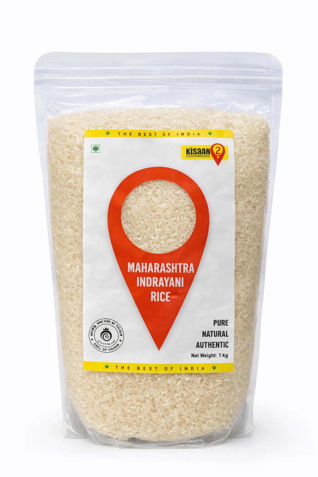 Kisaan Se Maharashtra Indrayani Rice - 1 kg
