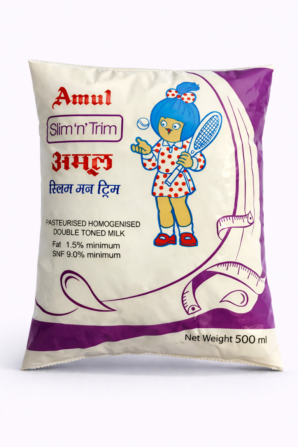 Amul Slim ’n’ Trim Double Toned Milk - 500 ml