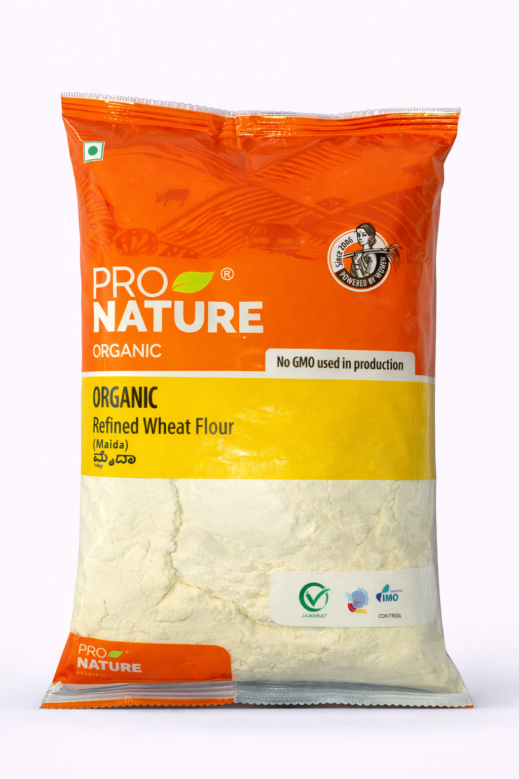 Pro Nature Organic Refined Wheat Flour (Maida) - 500 gm