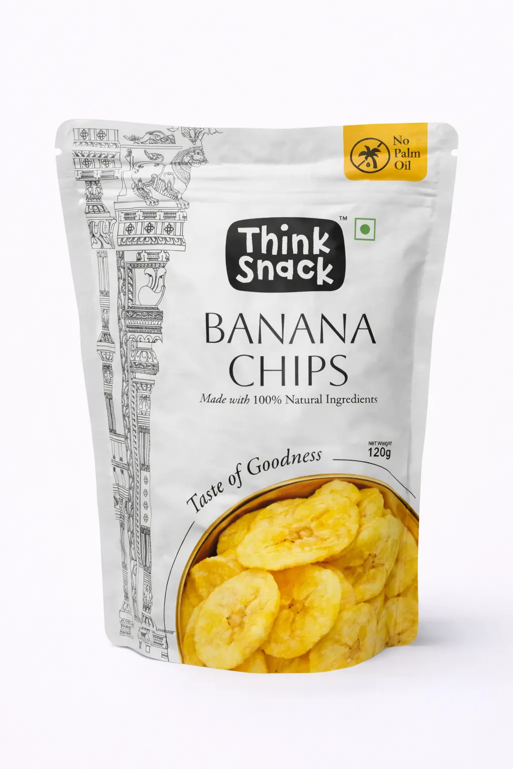 Think Snack Banana Chips 120 gm