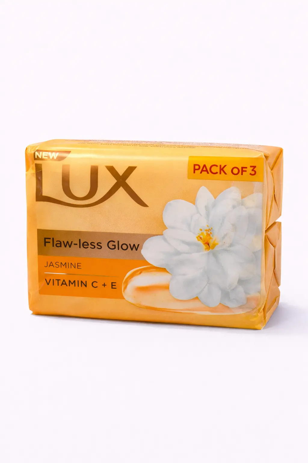 Lux Jasmine Flaw-less Glow Soap (150 gm x 3 units)