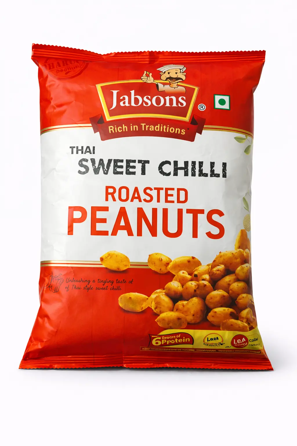 Jabsons Thai Sweet Chilli Roasted Peanuts 140 gm