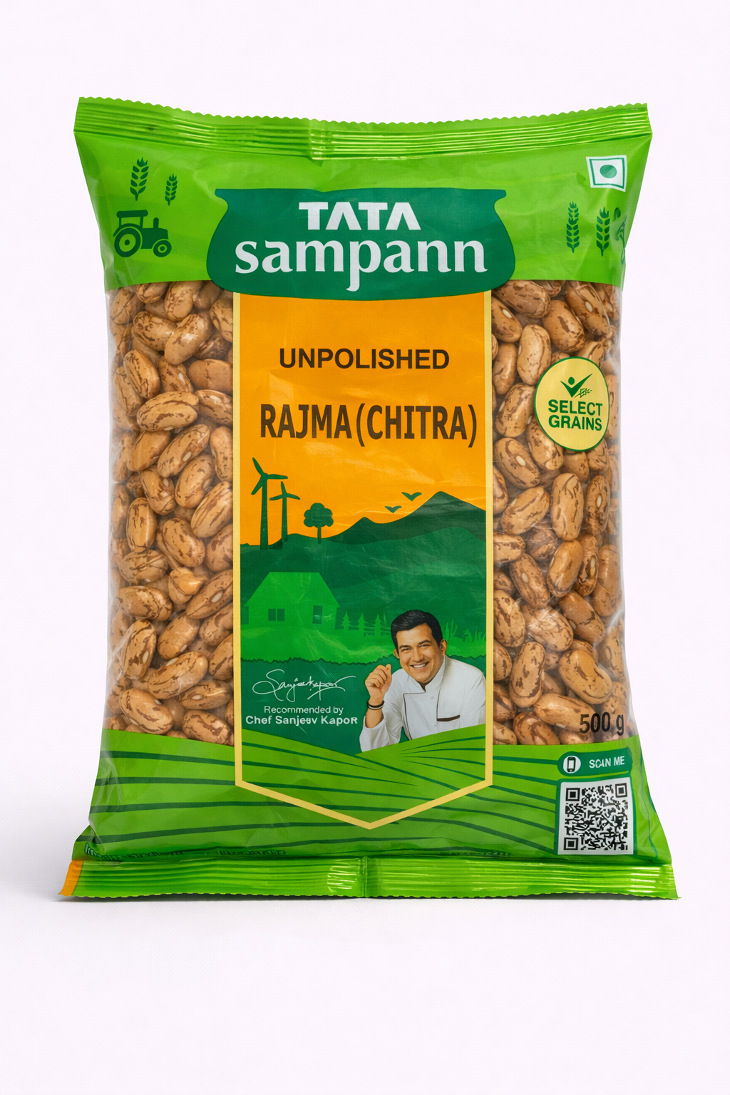 Tata Sampann Unpolished Rajma Chitra - 500 gm