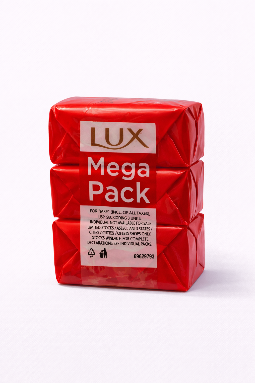 Lux Rose Beauty Soap (Pack of 3) - 150 gm each