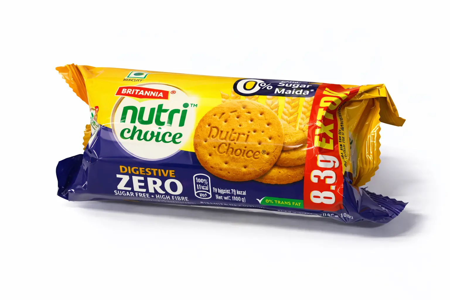Britannia Nutri Choice Digestive Zero Sugar Free 100 gm
