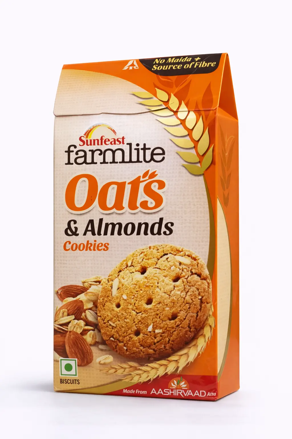 Sunfeast Farmlite Oats Almonds Cookies 150 gm