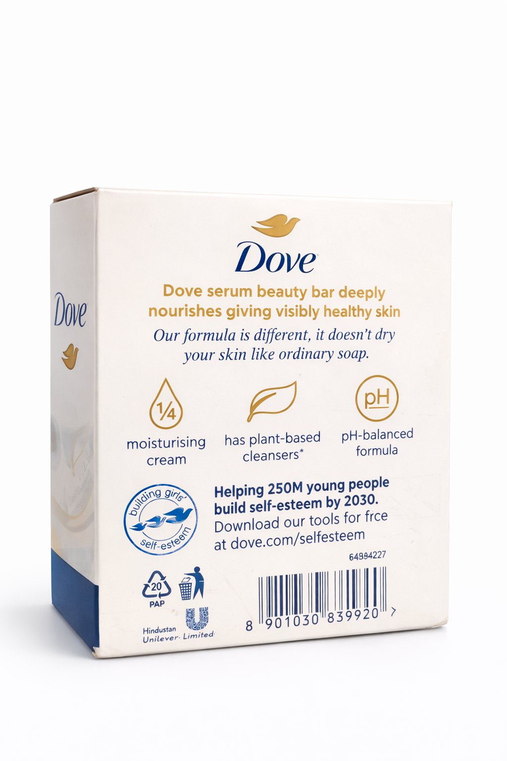 Dove Serum Beauty Bar – Deep Nourish (125 gm x 3 Bars)
