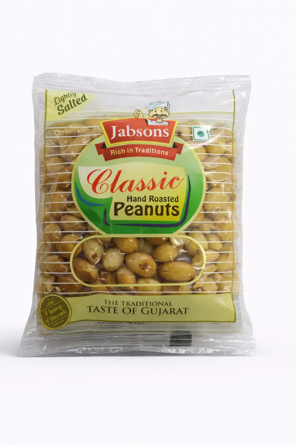 Jabsons Classic Hand Roasted Peanuts 150 gm (Lightly Salted)
