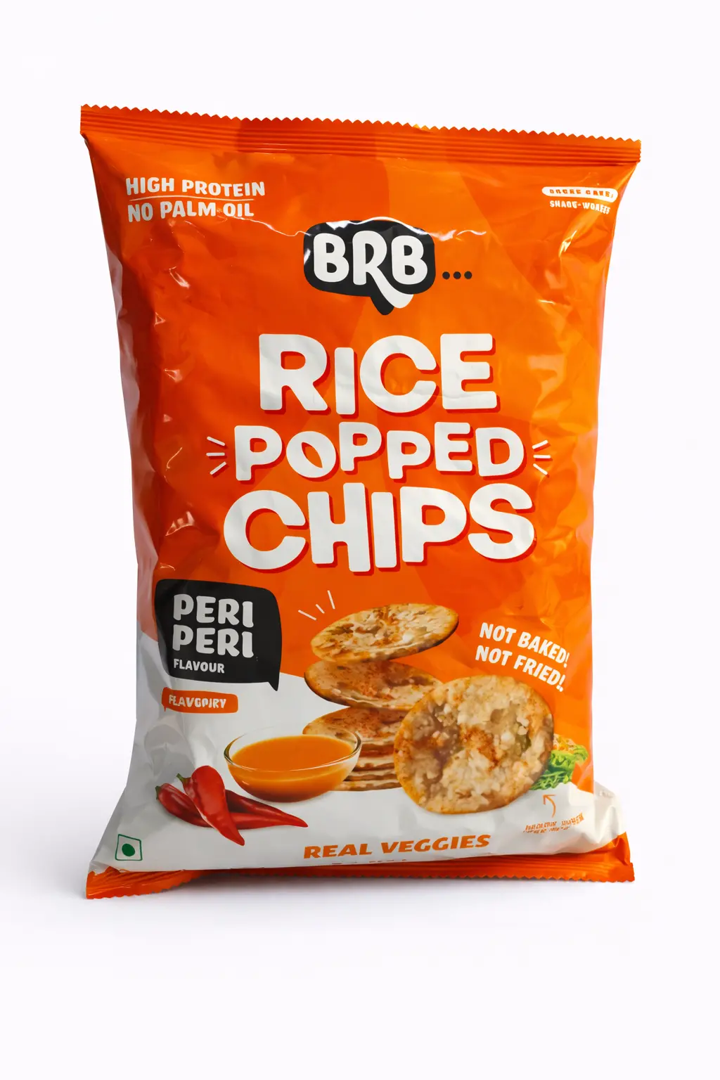 BRB Rice Popped Chips Peri Peri Flavour (Rs. 40)