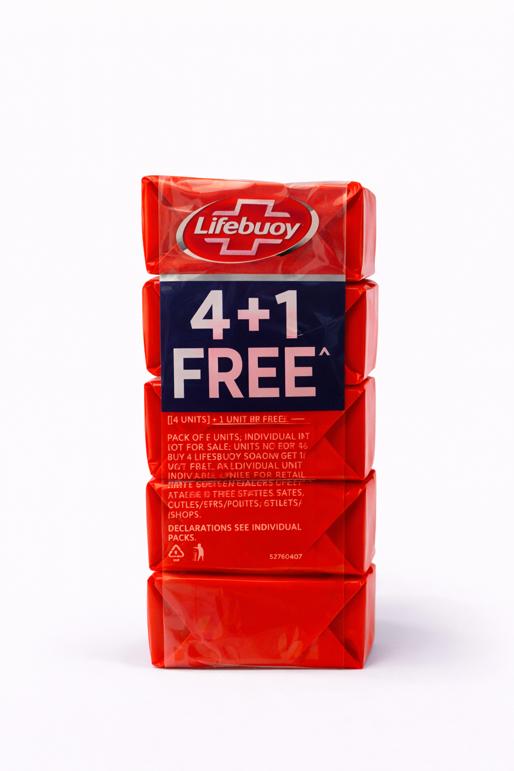 Lifebuoy Germ Protection Soap (4 + 1 FREE) - 100 gm each