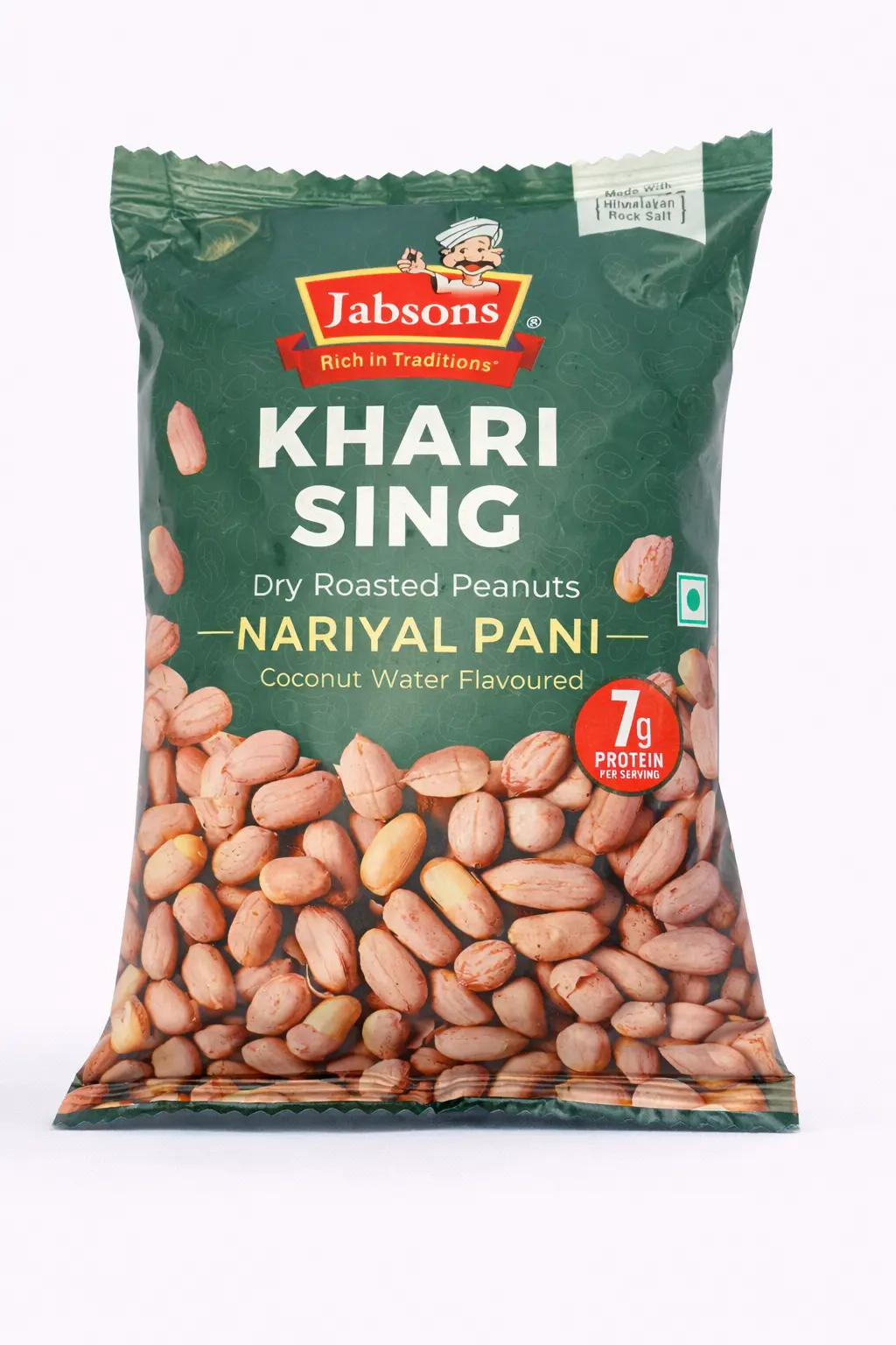 Jabsons Khari Sing Nariyal Pani Dry Roasted Peanuts 200 gm