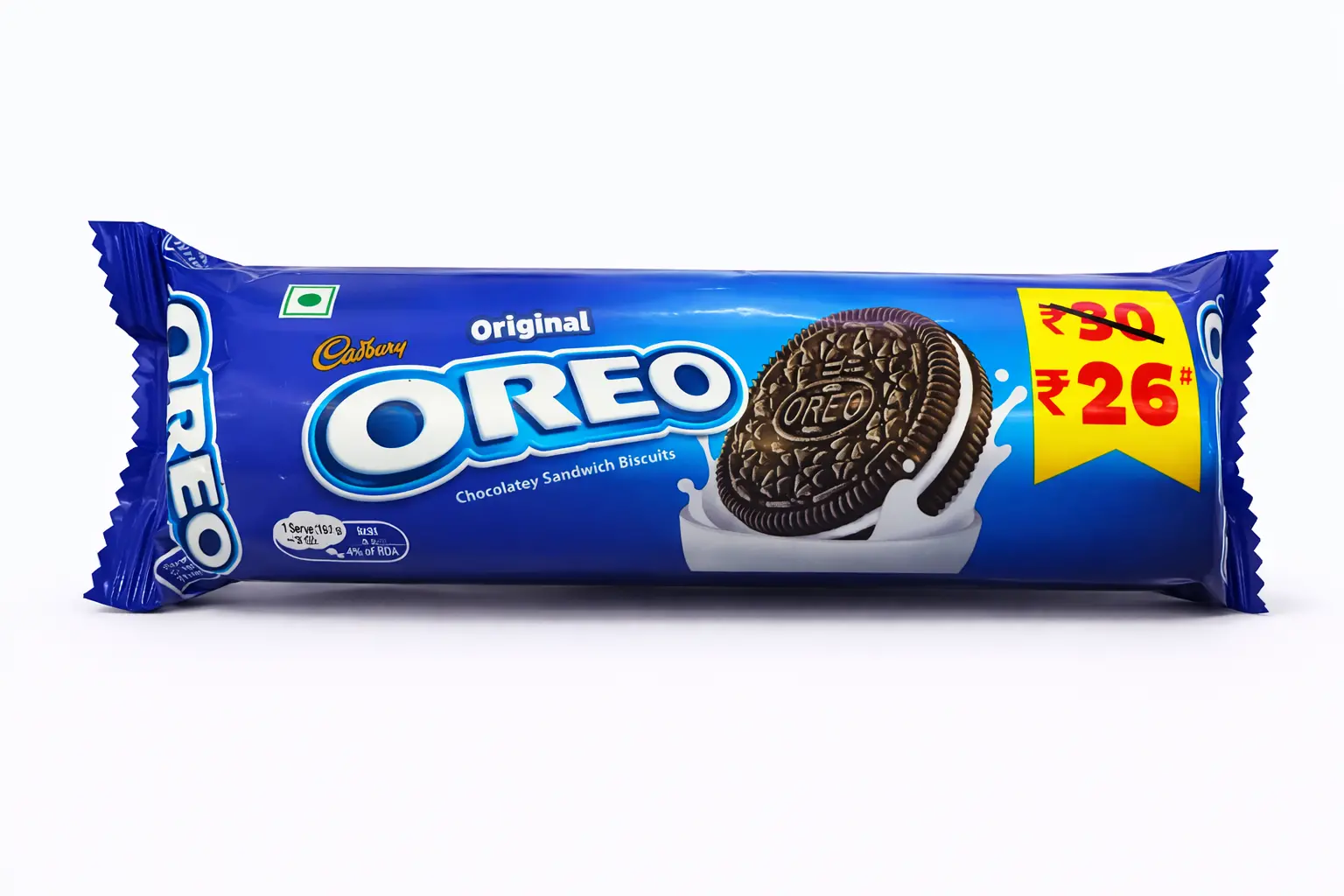 Cadbury Oreo Chocolatey Sandwich Biscuit (Rs. 26)